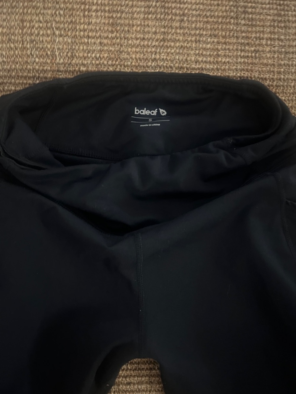 bloom Kids Black Stretch Fleece-Lined Leggings